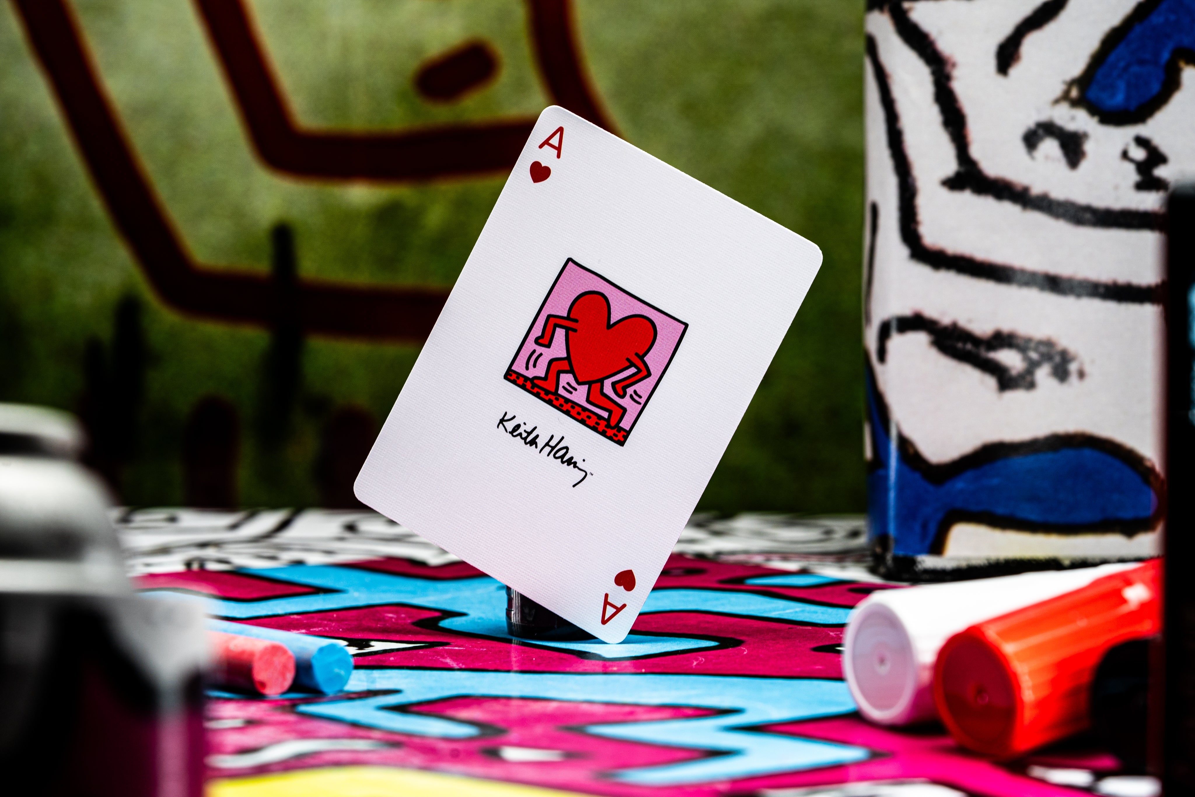 Keith haring playing cards