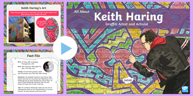 All about keith haring art powerpoint