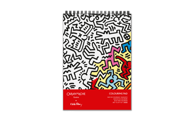 Keith haring coloring pad
