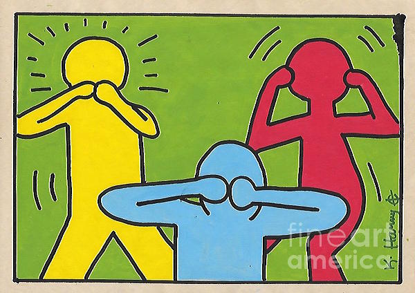 Keith haring artwork jigsaw puzzle by new york artist
