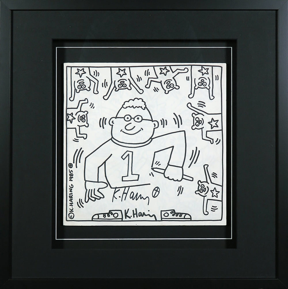 Keith haring coloring book signed kunstgalerie art