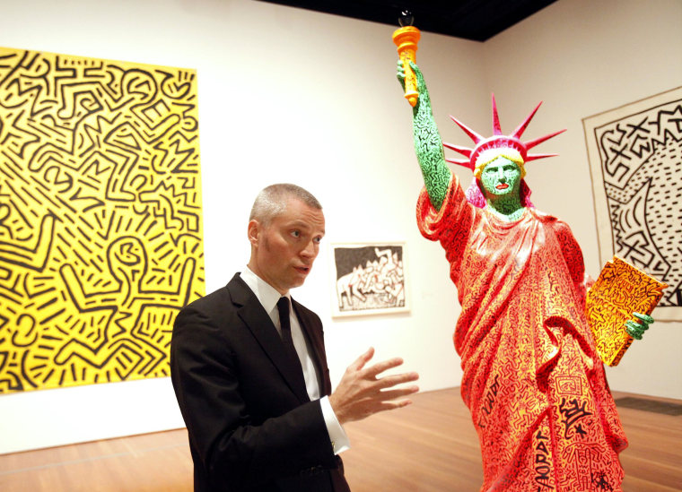 Keith haring activist artists politics on display in exhibit