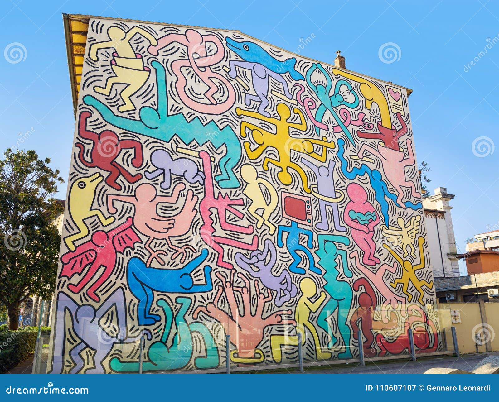 Keith haring artist stock photos