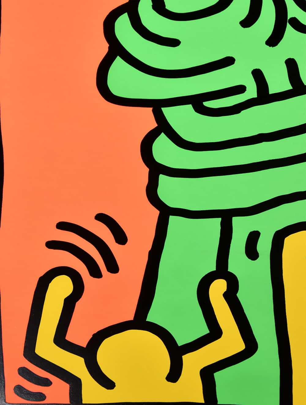 Keith haring statue of liberty screen print s