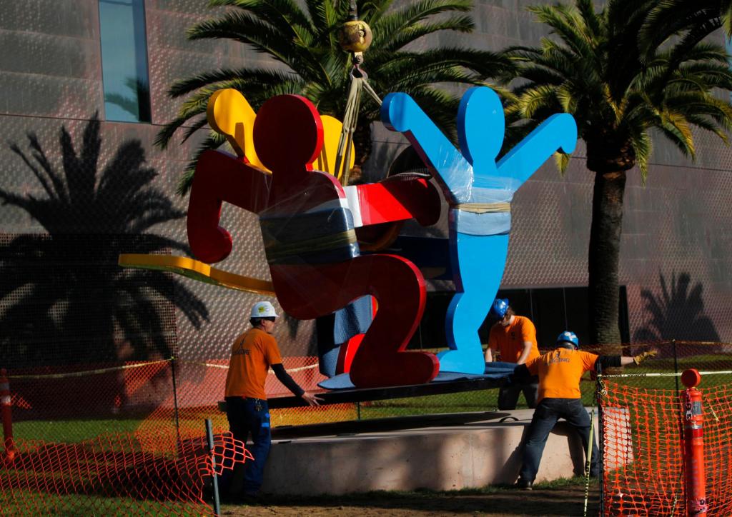 Review keith harings political side explored in new show â the mercury news