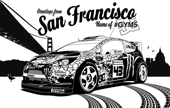 Wallpaper ford rally rally wrc san francisco fiesta ken block ken block for mobile and desktop section ford resolution x
