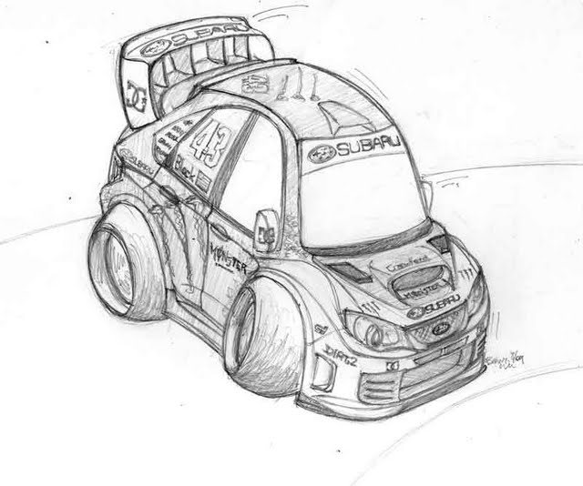 Illustration of cars by wu benny at
