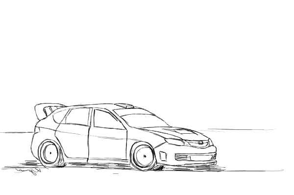 Ken block drifting cars coloring pages kids play color