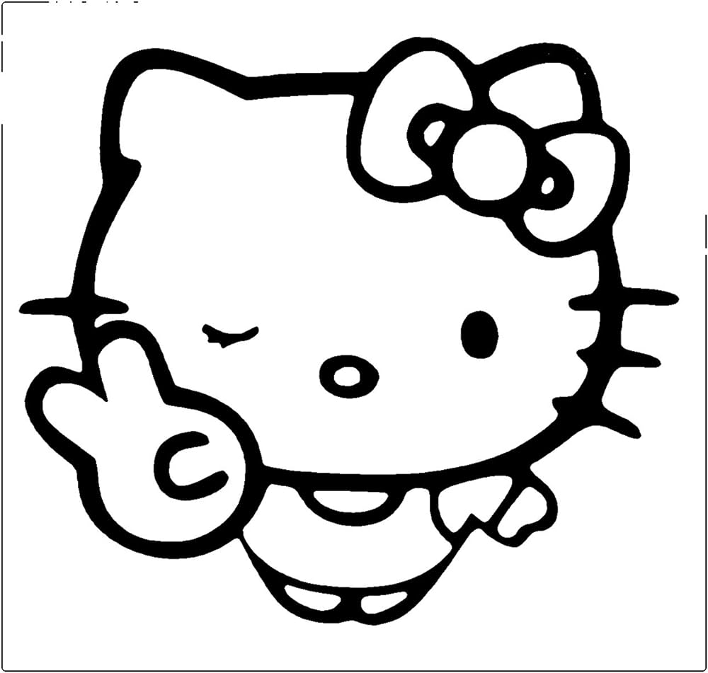 X hello kitty victory sticker aufkleber sticker cm garfield simons jdm ken block energy claw car tuning styling automotive
