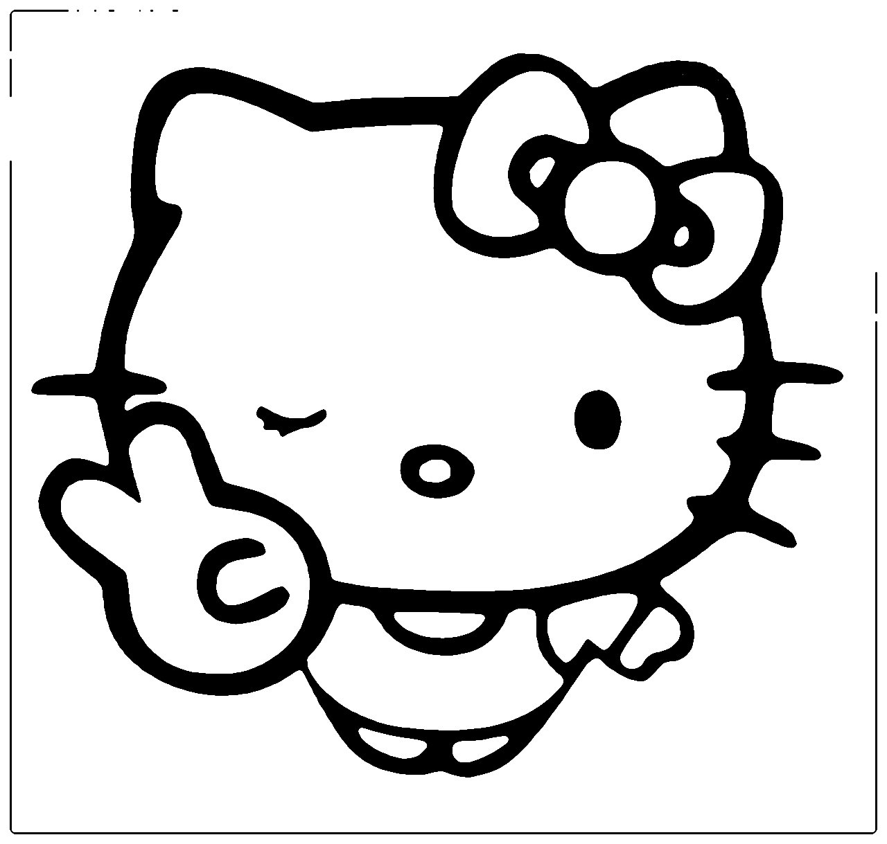 X hello kitty victory sticker aufkleber decal cm garfield simons jdm ken block energy claw auto tuning styling home kitchen