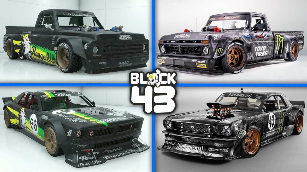 Gta recreating ken blocks car collection kbver