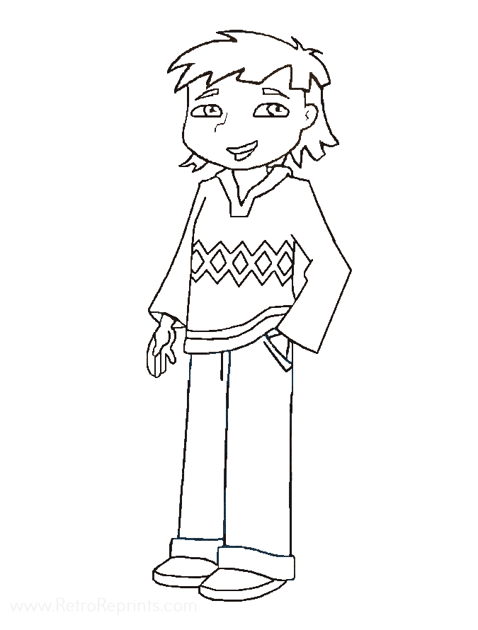 Kenny the shark coloring pages coloring books at retro reprints