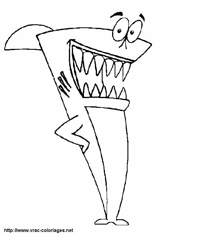 Cartoon characters kenny the shark