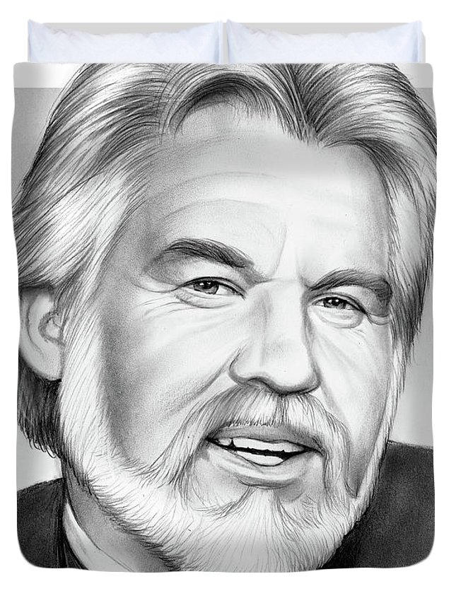 Kenny rogers duvet cover by greg joens
