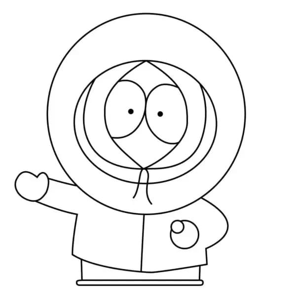 Kenny mccormick coloring page