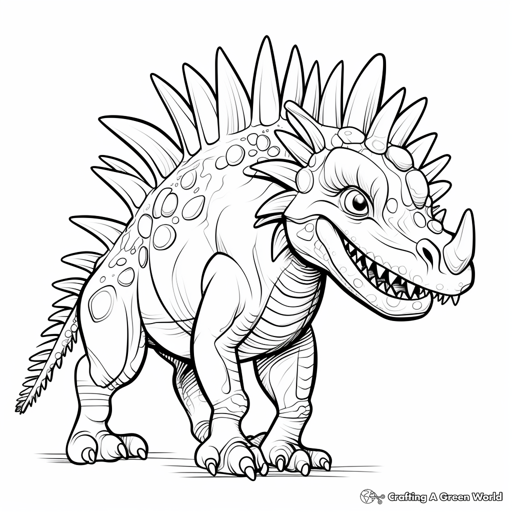 Kentrosaurus coloring pages