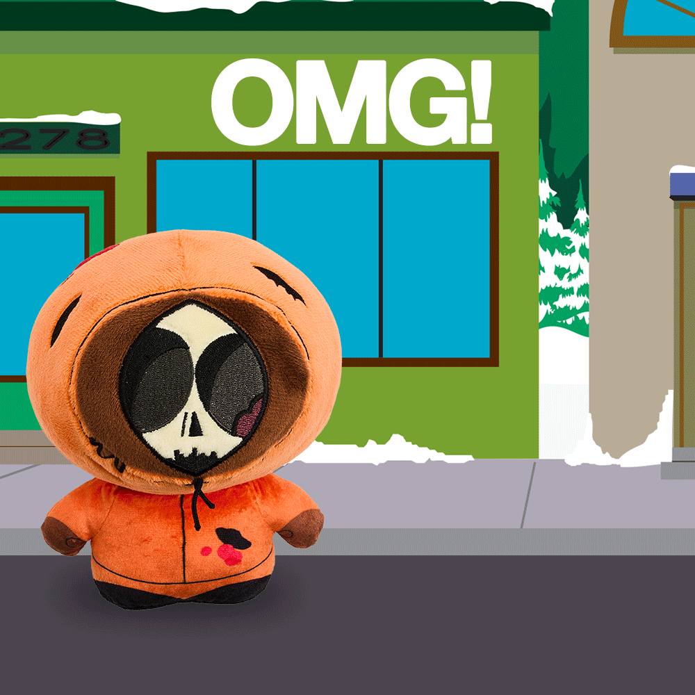 South park dead kenny interactive phunny plush with removable head