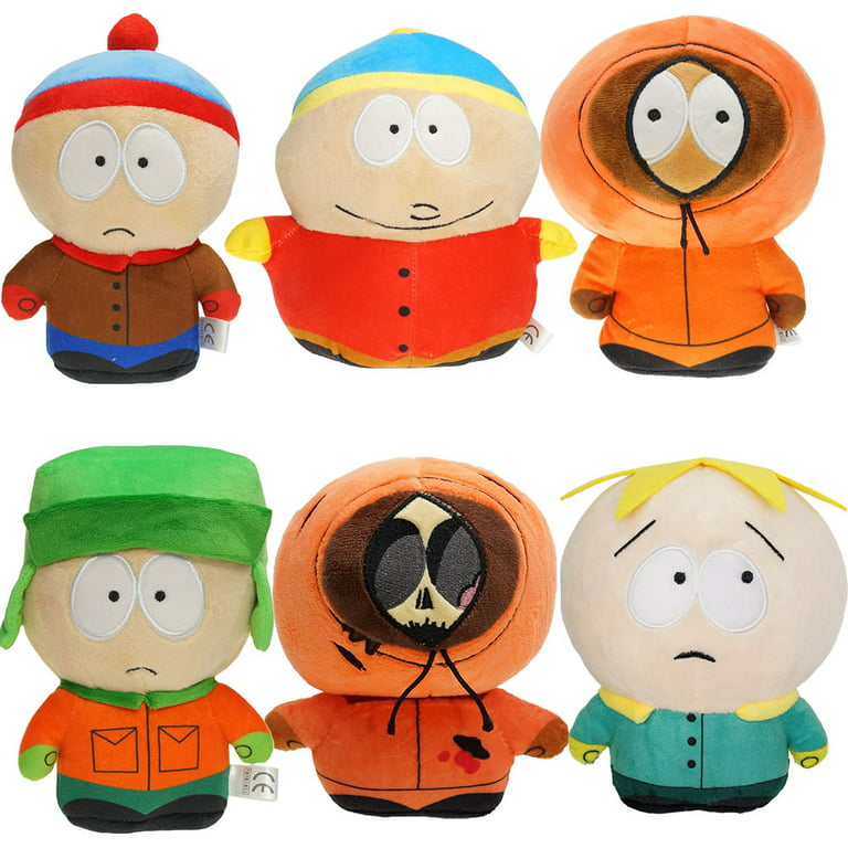 South north park plush toys kenny kyle cartman stan butter anime cartoon stuffed plushies soft cotton stuffed plush doll toy gift for boys girls game fans giftsï pcsï