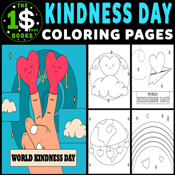 World kindness day coloring pages november holiday coloring sheets