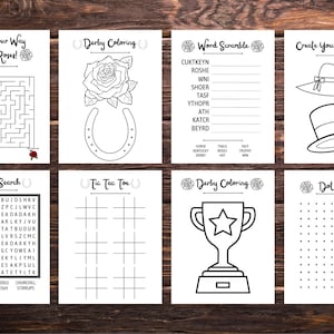 Kentucky derby coloring