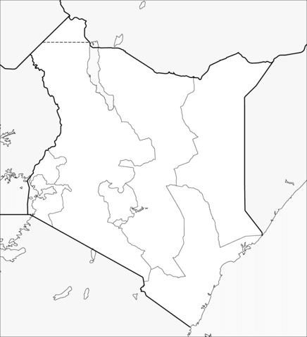 Kenya map coloring page free printable coloring pages