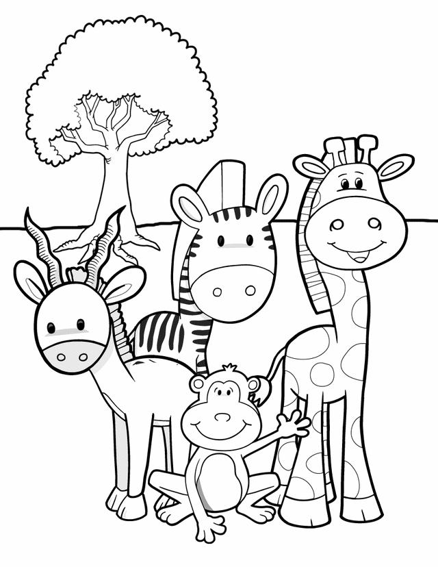 Kenya coloring pages
