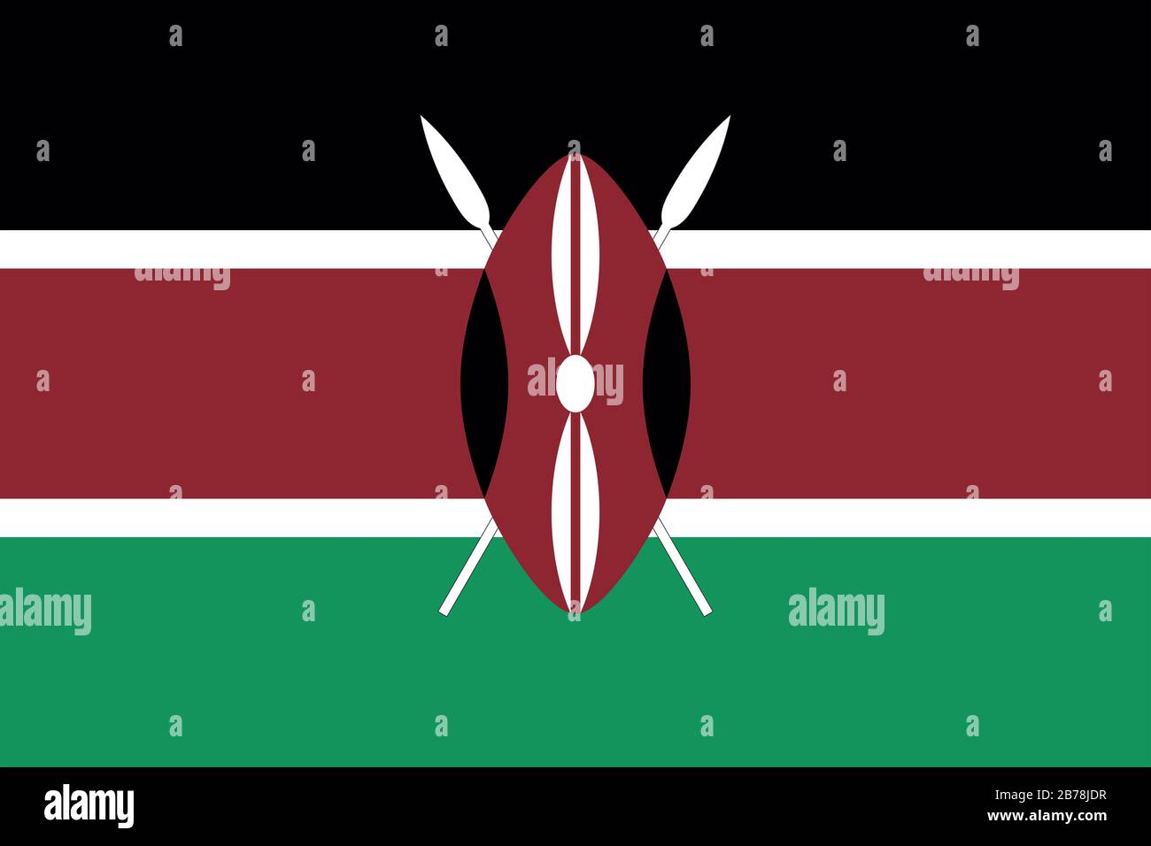 Kenya flag hi