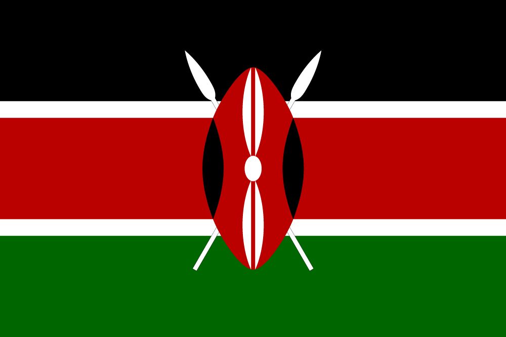 Flag of kenya image and meaning kenyan flag