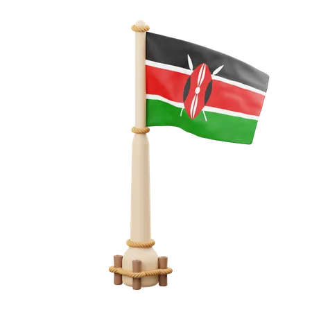 D kenya flag illustrations