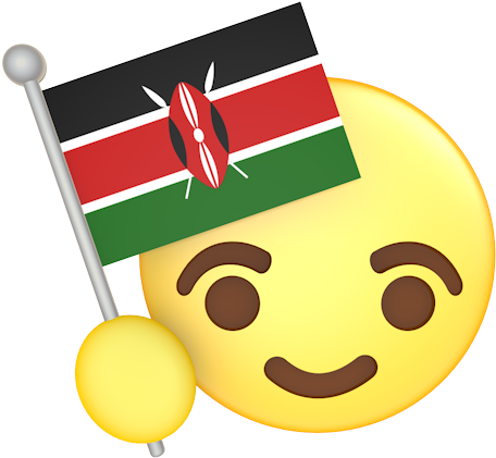 Kenya national flag emoji emoticons