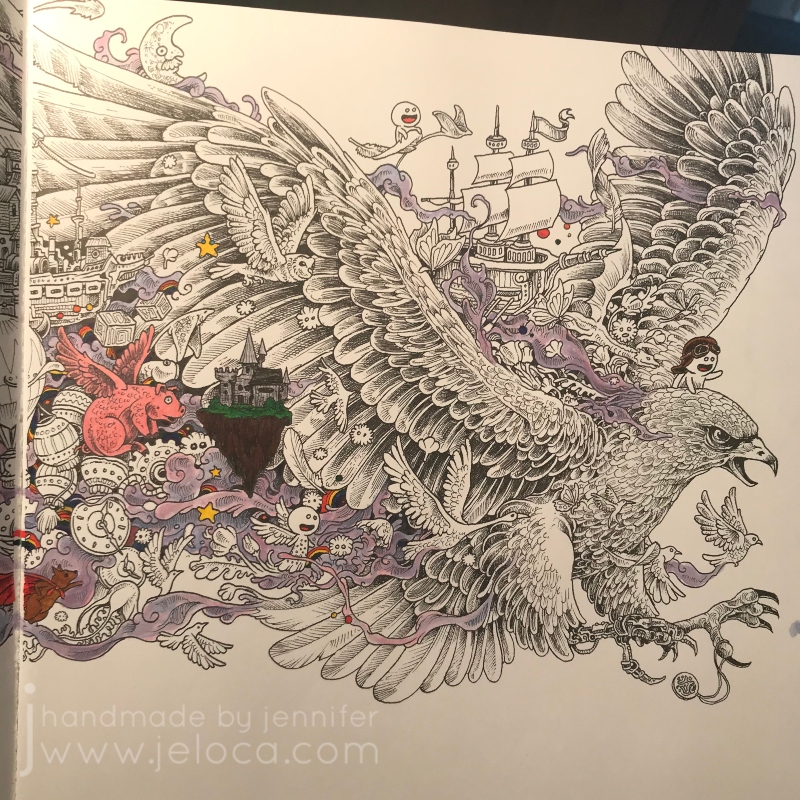 Imagimorphia coloring book