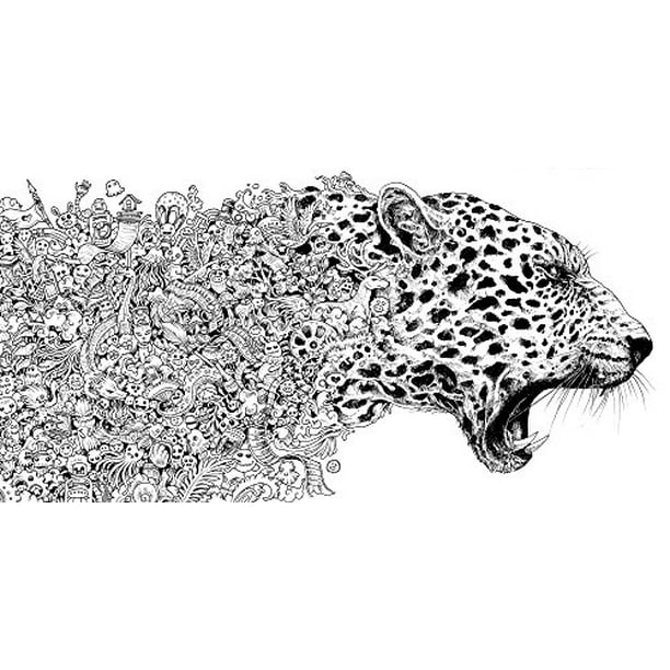 Animorphia adult coloring book kerby rosanes paperback