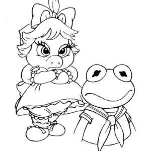 Muppet babies coloring pages printable for free download