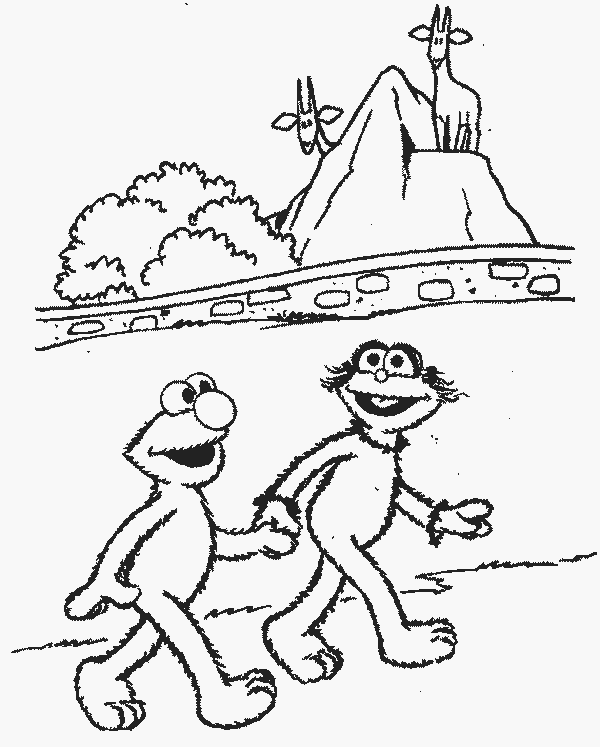 Best elmo coloring pages for kids