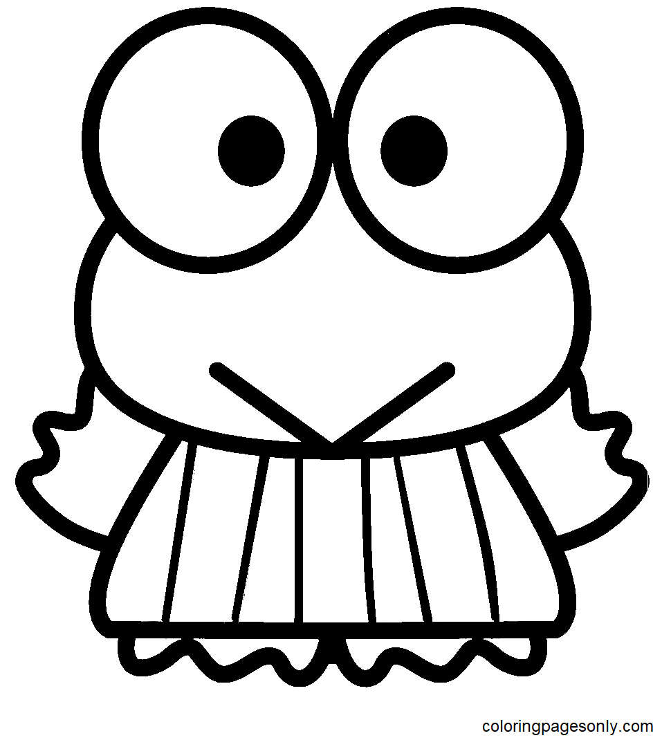 Keroppi coloring pages printable for free download