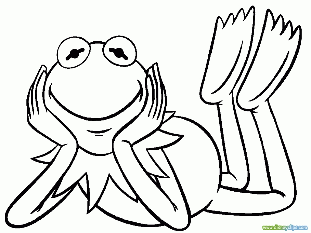 Kermit the frog coloring pages