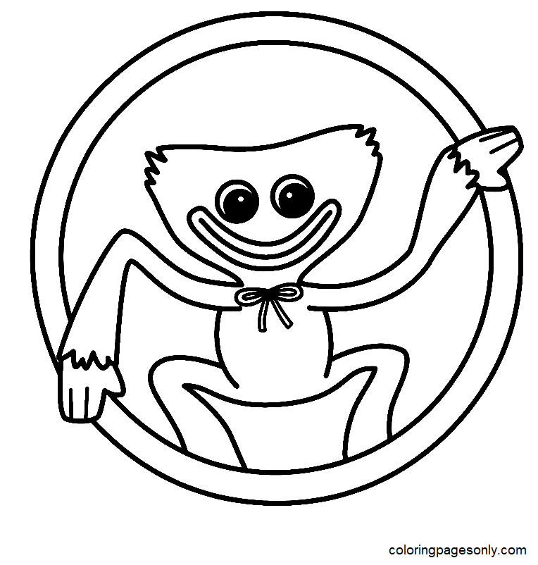 Huggy wuggy coloring pages printable for free download