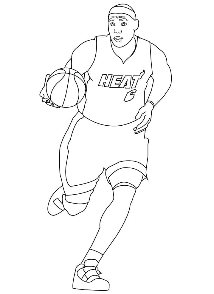 Free printable kevin durant coloring page