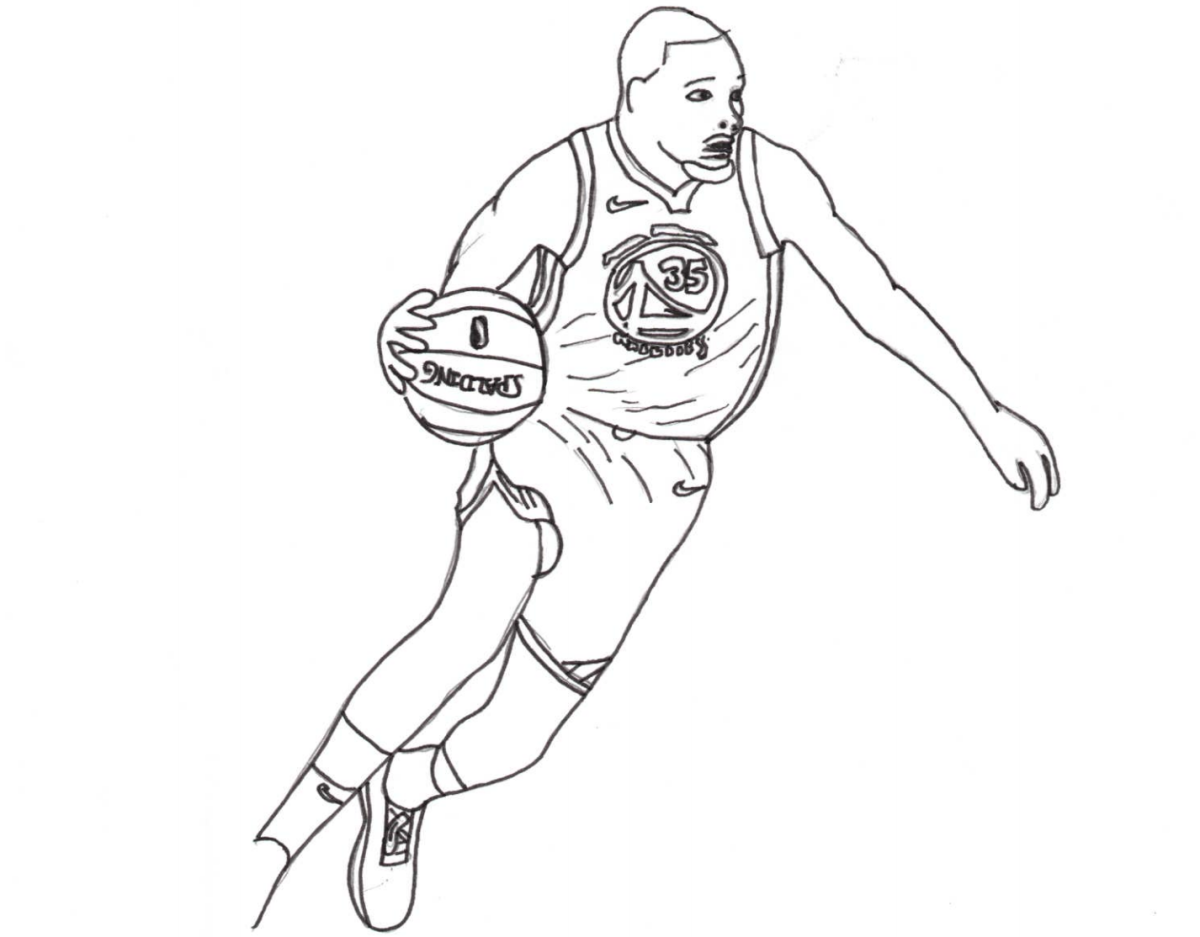 Printable kevin durant coloring pages pdf