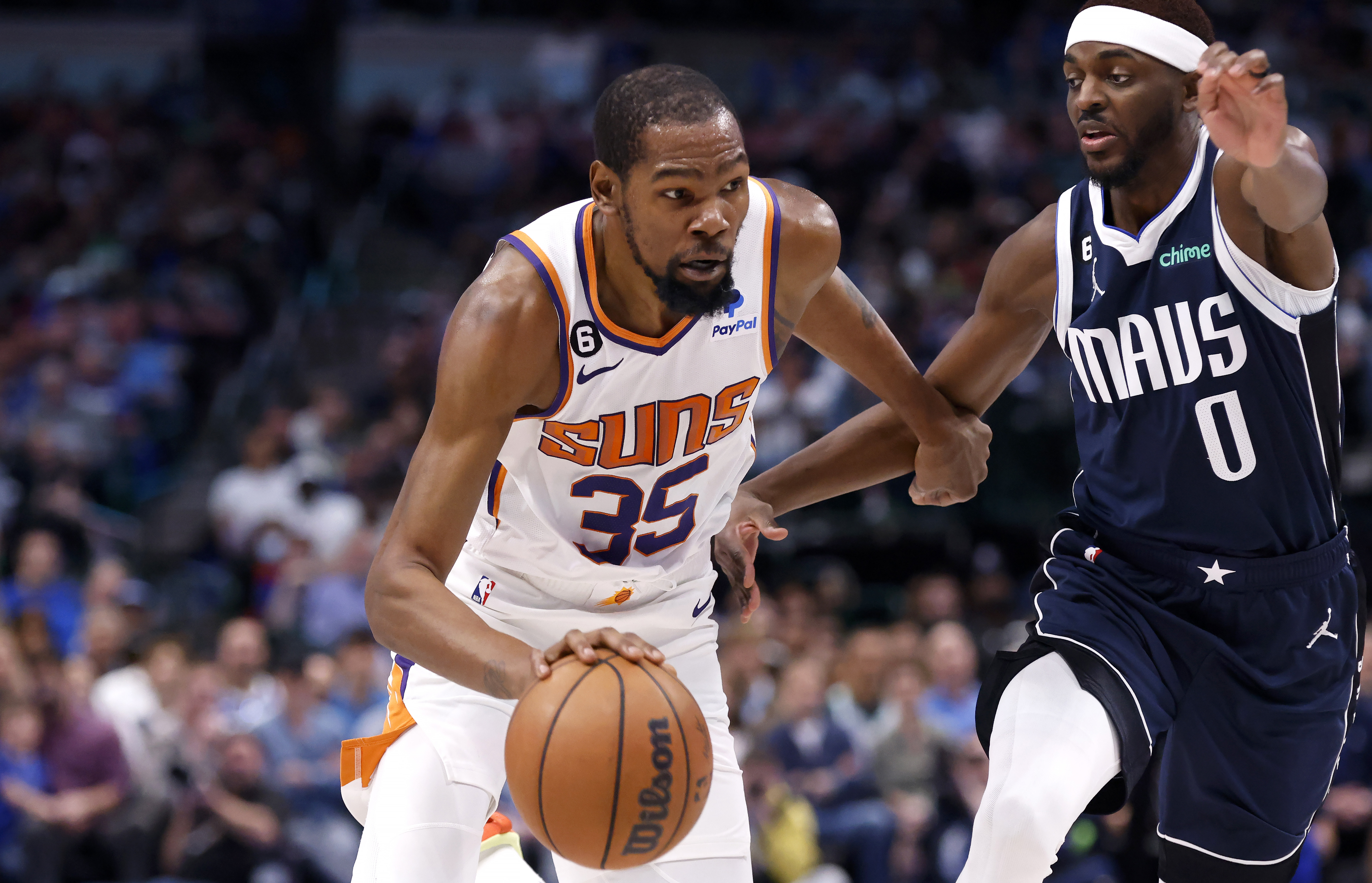 Kevin durant devin booker lead phoenix suns to win over dallas mavericks â nbc dallas