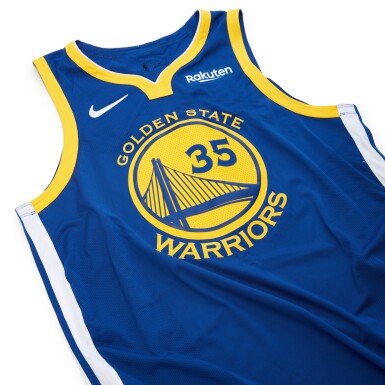 Kevin durant game worn golden state warriors jersey the games sothebys
