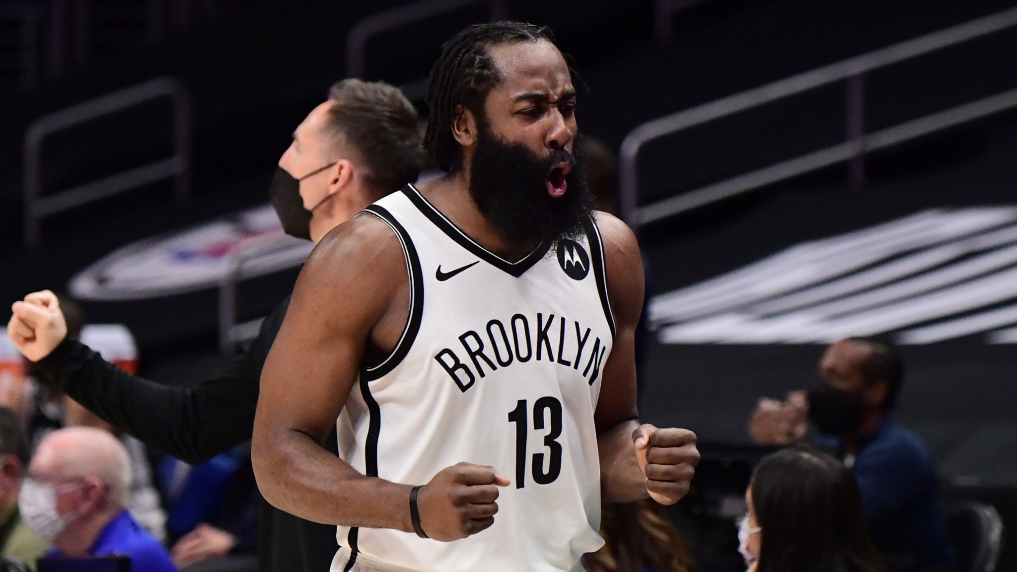 James harden has the brooklyn nets living up to their impossible billing even without kevin durant nba news sky sports