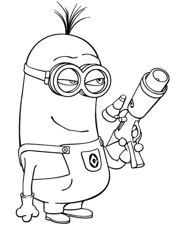 Free picture of minion with weapon