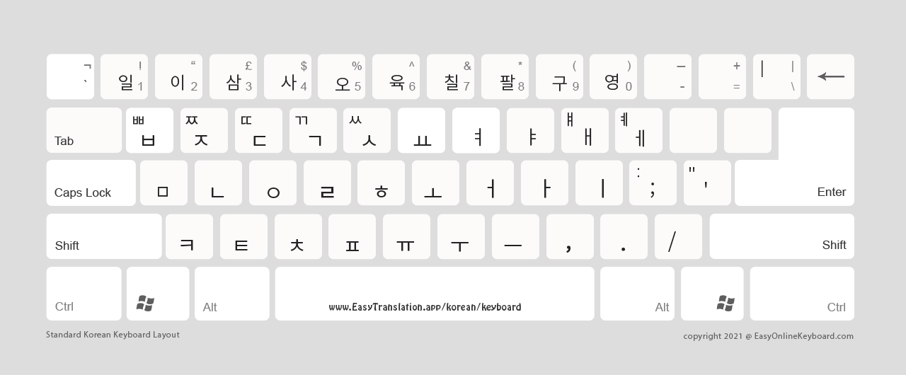 Free korean keyboard layouts to download