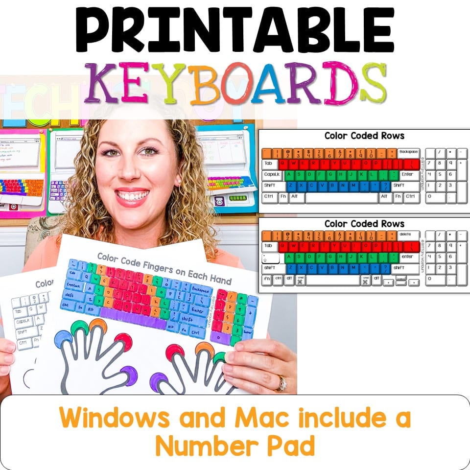 Typing practice printable keyboard pages