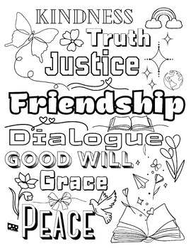 Good manners coloring pages tpt