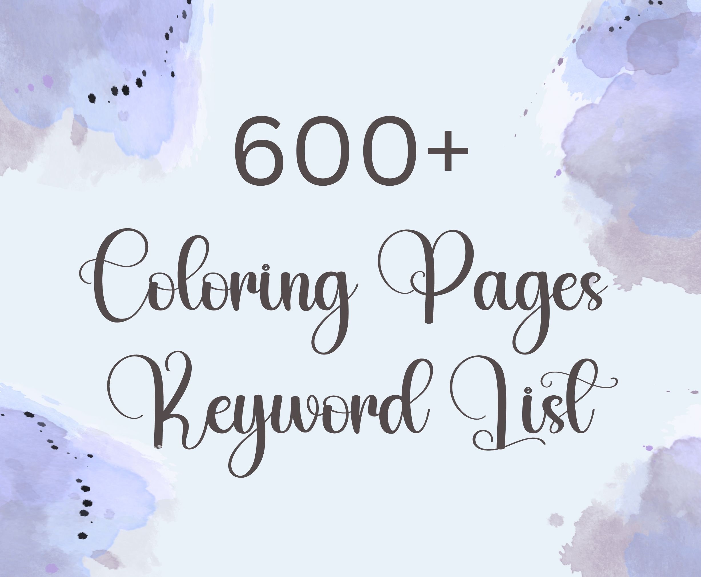 Keywords for coloring pages keyword lists search optimization seo research ideas longtail keywords title tags market research