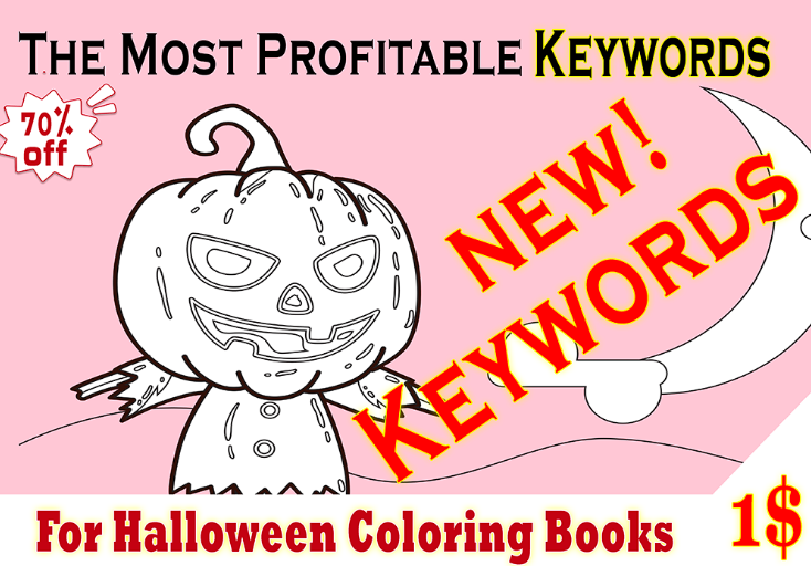 Halloween coloring book keywords