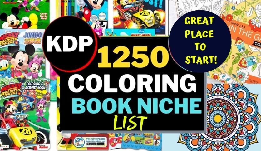 Kdp coloring book niches