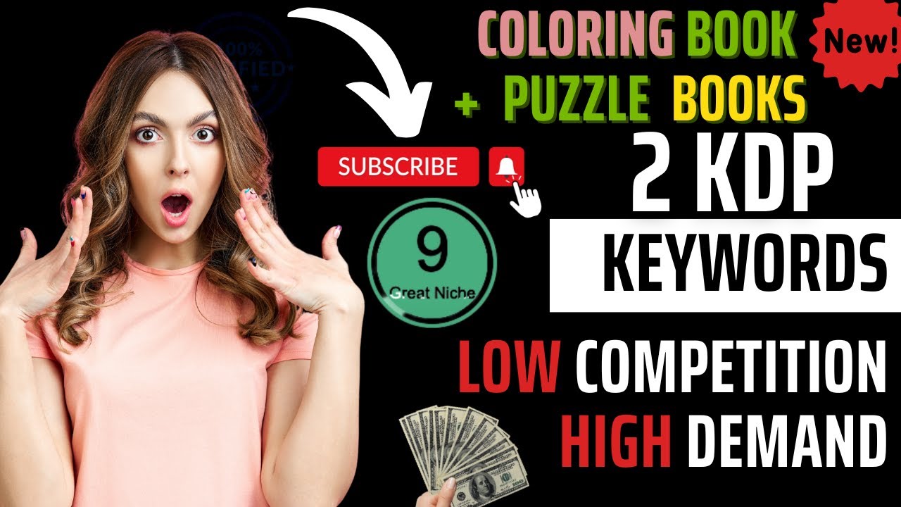 Profitable aazon kdp keywords coloring book puzzle book low content books kdp kdpkeywords